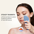 Aurenza ThermaLift 5-in-1 facial sculptor and cleanser device in black, featuring multiple attachments for skincare.