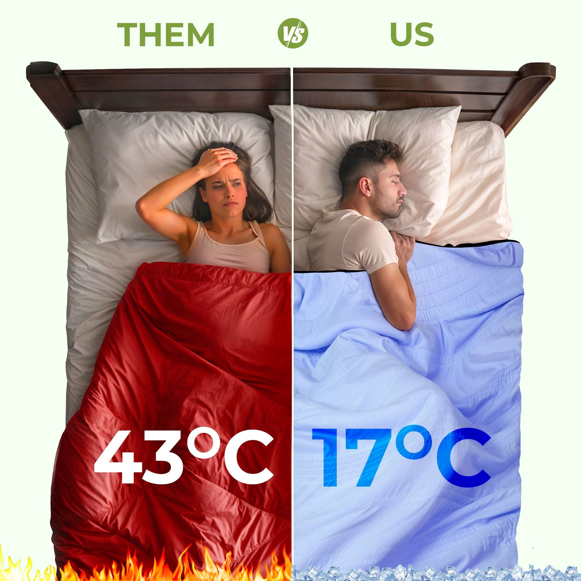 Pink Aurenza Shop ice cooling calming blanket, double size 200cm x 150cm, soft and breathable for relaxation and comfort.