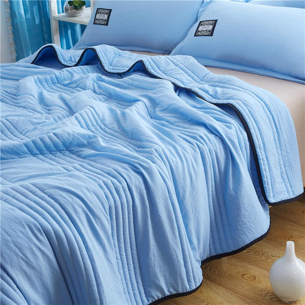 Pink ICE COOLING CALMING BLANKET by Aurenza Shop, double-sized 200cm x 150cm, soft and relaxing cooling blanket for comfort.