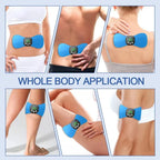 Aurenza Shop EMS neck massager with pulse, portable electric therapy device for neck and shoulders, mini smart TENS massage pad.