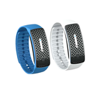 Aurenza Shop WIMAID™ Matteo Ultrasonic Body Shape Wristband Pro for body care, shown in blue with digital display and control buttons.