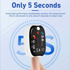 Aurenza Shop SUPTRUCK laser blood glucose monitoring device showing wireless Bluetooth connection and real-time readings.