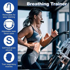 Aurenza Shop breathing trainer lung flexer for respiratory fitness, with adjustable levels to improve lung capacity and deep breathing.