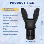 Aurenza Breathing Trainer Lung Flexer, durable fitness device with adjustable levels to improve lung capacity and respiratory strength.