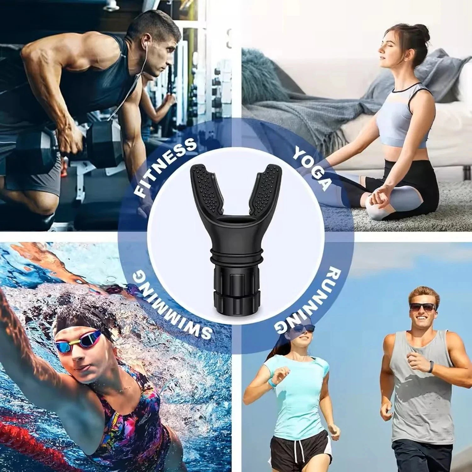 Aurenza Shop Breathing Trainer Lung Flexer for increasing lung capacity, featuring adjustable resistance and durable design.