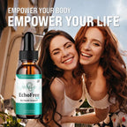 Aurenza Shop Echo Free Pro Healthy Ear Support liquid drops bottle with label, designed for ear health and support.