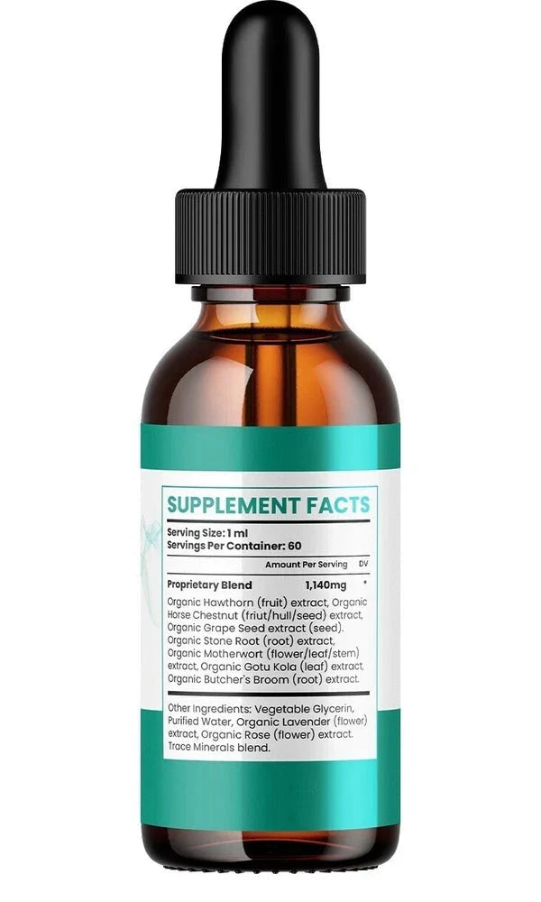Aurenza Shop Echo Free Pro Healthy Ear Support liquid drops bottle with label, designed for ear health and relief.
