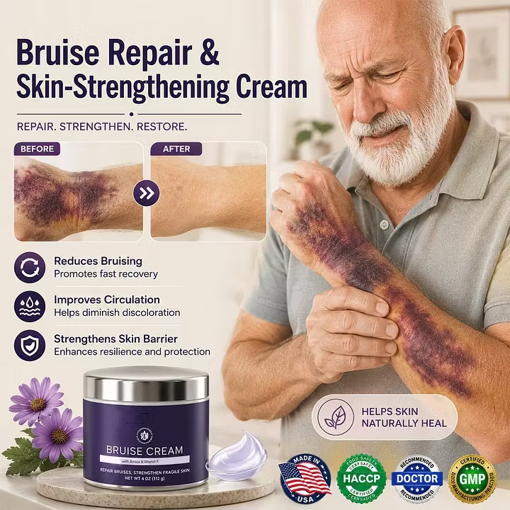 Aurenza Shop bruise repair and skin-strengthening cream, two 36.99 oz bottles, with soothing formula for skin recovery.