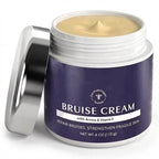 Aurenza Shop bruise repair and skin-strengthening cream in two tubes, showcasing smooth, healthy skin and product packaging.