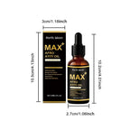30ml bottle of Aurenza Shop African Ayi Oil, natural herbal male massage essence, used for body relaxation and skin nourishment.
