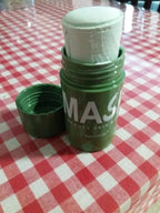 Aurenza Shop green clay face mask stick, deep cleansing facial mask for blackhead removal and skin purification.
