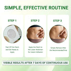 Aurenza Shop Moringa 10-in-1 Advanced Microdarts Nano Patch for weight loss with microneedles, shown on white background.
