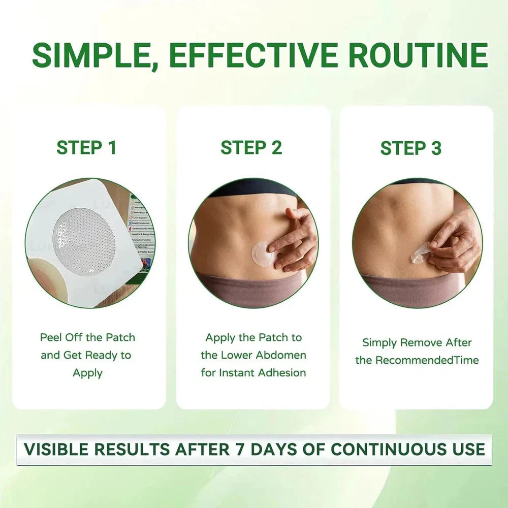 Aurenza Shop Moringa 10-in-1 Advanced Microdarts Nano Patch for weight loss with microneedles, shown on white background.