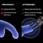 Aurenza NeuroPulse Pro device for restoring confidence and performance, shown with sleek design and user-friendly controls.