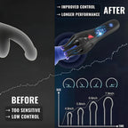 Aurenza NeuroPulse Pro device for restoring confidence and performance, featuring a sleek, modern design and control buttons.