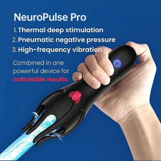 Aurenza NeuroPulse Pro device for restoring confidence and enhancing performance, shown on a clean white background.