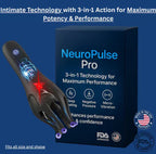 Aurenza NeuroPulse Pro device for restoring confidence and performance, shown with its sleek design and control buttons.