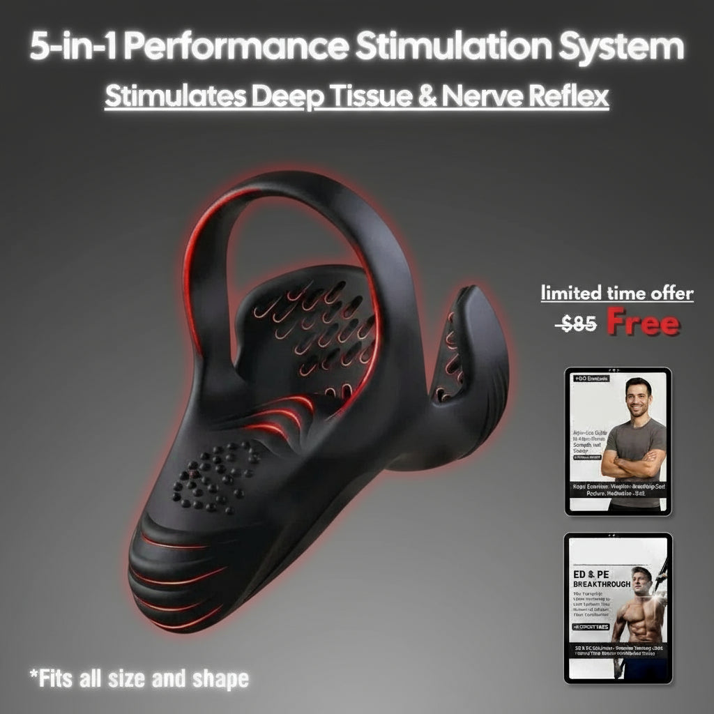 Aurenza Shop VitalEngine Pro 5-in-1 at-home trainer device for reversing ED and PE, featuring advanced precision technology.
