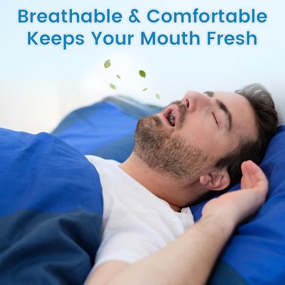 Aurenza Shop anti-snoring and anti-grinding teeth protector, shown in clear view, designed to improve sleep comfort and dental health.
