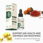 Aurenza Shop ear care solution in a 30ml bottle, clear liquid with dropper cap for ear cleaning and soothing.