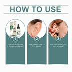 Aurenza Shop Ear Care Solution 30ml bottle, clear liquid in a small dropper bottle, designed for ear hygiene and care.