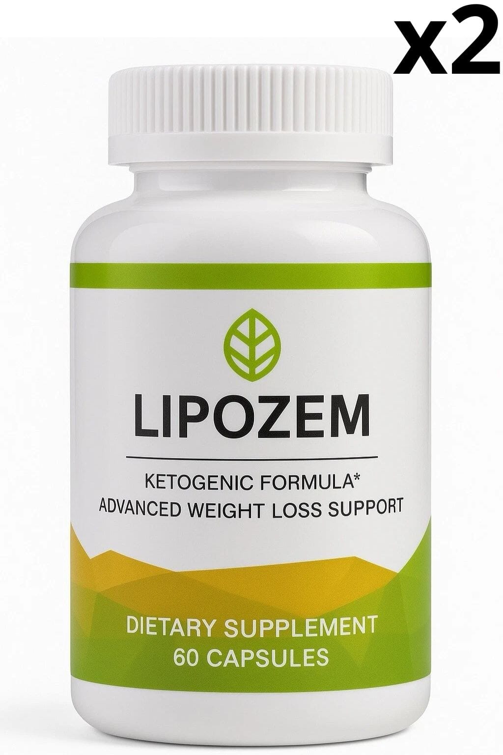 Aurenza Shop Lipozem Capsules natural supplement bottle with label, supporting health and vitality in a clear, close-up image.