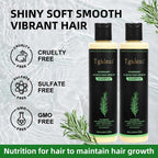 Aurenza Shop Tgideas Rosemary Shampoo bottle with label, placed on a clean white background for hair care.