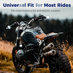 Pair of black silicone handlebar and brake lever grip covers for cars, universal fit, from Aurenza Shop.