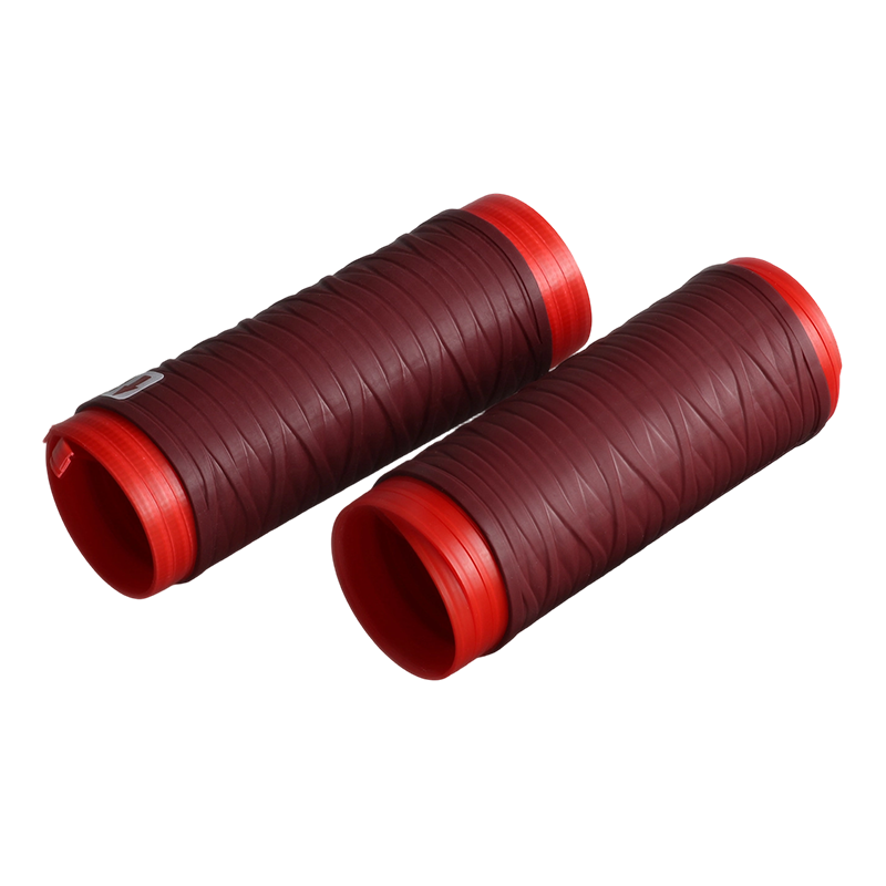 Black universal silicone handlebar and brake lever grip covers for cars, designed for easy installation and enhanced grip.