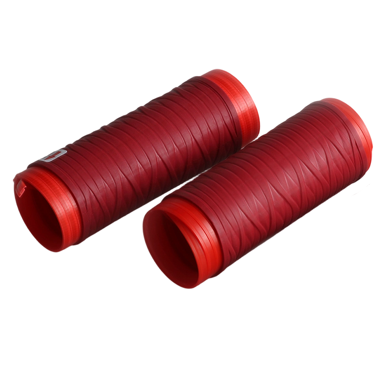 Pair of black universal silicone handlebar and brake lever grip covers for cars, designed by Aurenza Shop.