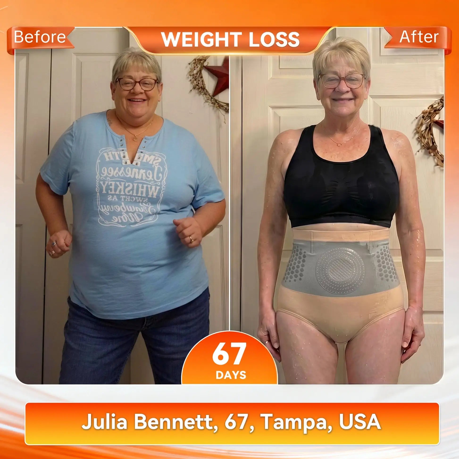 Black Aurenza Shop Moringa & Berberine 4-in-1 micro-particle sculpting and fat-burning shorts, designed for effective body shaping.