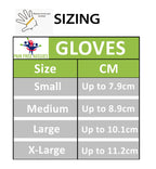 Black Aurenza Shop compression gloves for hands, designed to reduce discomfort and promote relaxation with a snug fit.