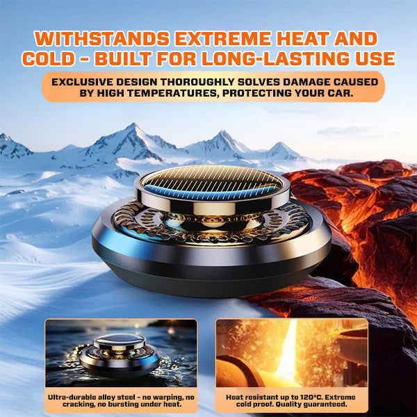 Lafuwi™ DefrosterX electromagnetic car snow removal device on a vehicle, designed for quick ice and snow melting.
