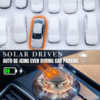 Lafuwi DefrosterX electromagnetic car snow removal device on a vehicle, designed to melt snow and ice efficiently.
