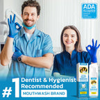 Aurenza Shop Unpree Kolirin QuitSmoke Mouthwash bottle, promoting oral health and fresh breath, with a clean, white background.