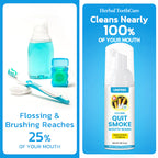 Aurenza Shop Unpree™ Kolirin QuitSmoke Mouthwash bottle, designed for oral health, with a sleek label and cap.
