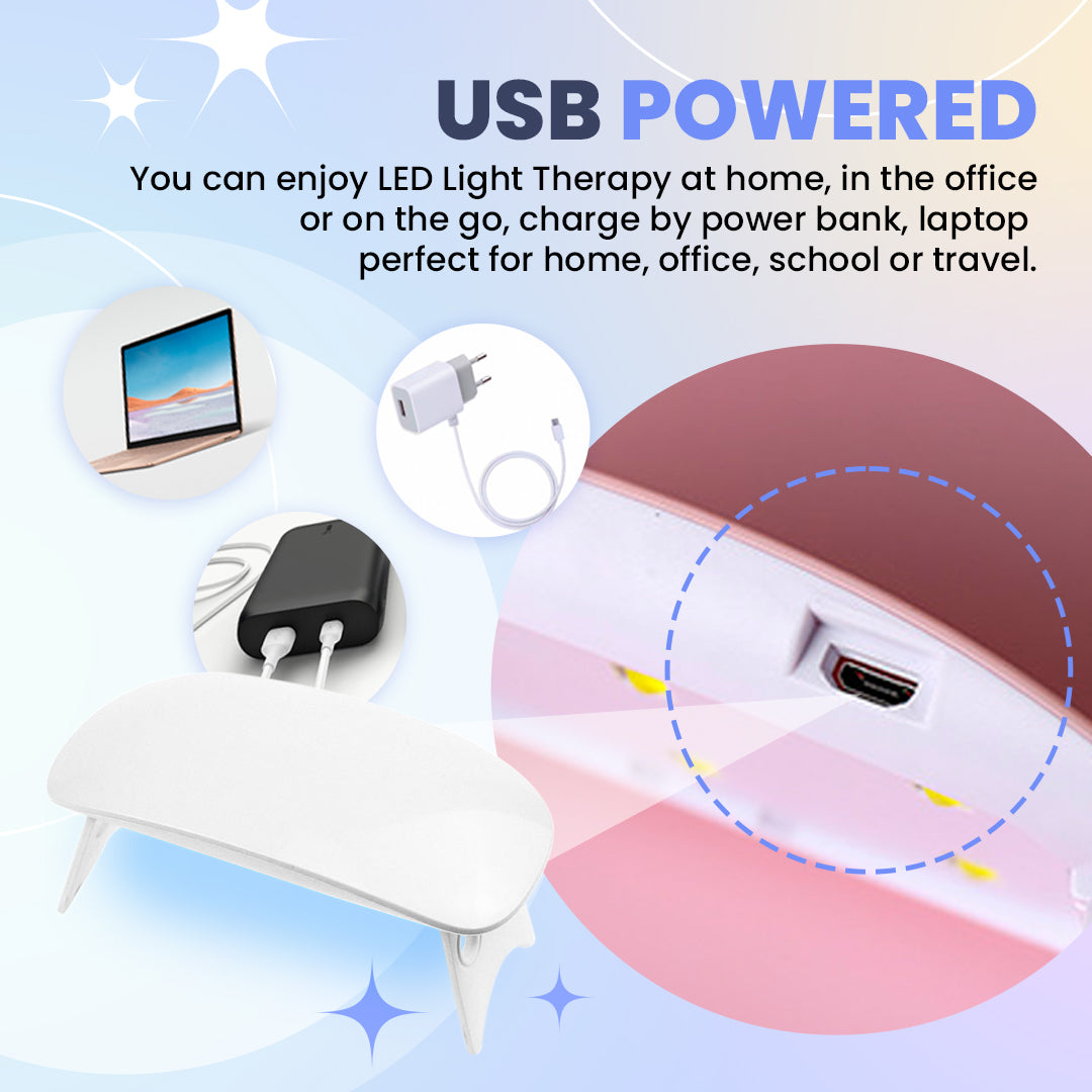 Aurenza Shop SUPTRUCK™ Nail Fungus LED Light Therapy Device for effective nail fungus treatment, shown with its sleek design.