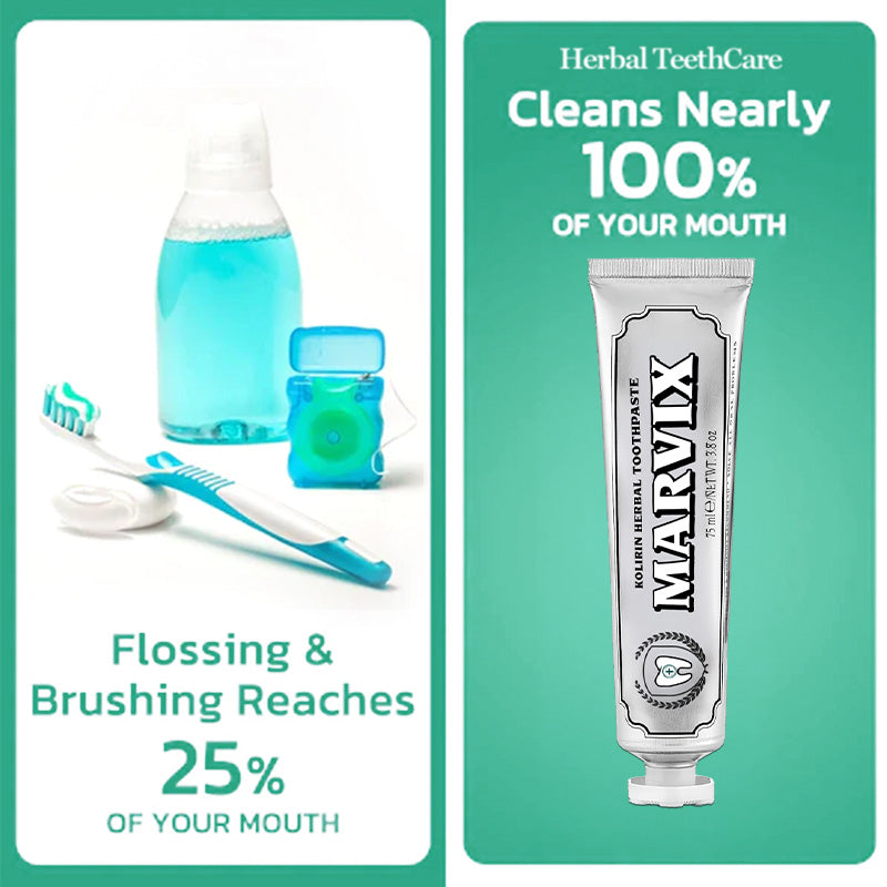 Marvix™ Kolirin Herbal Toothpaste by Aurenza Shop, natural toothpaste in a tube, designed to solve oral problems and promote dental health.