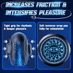 Aurenza Shop 2026 Upgraded ROCKETIX™ Vibrator, a 5-in-1 smart AI performance therapy trainer with sleek design and multiple attachments.