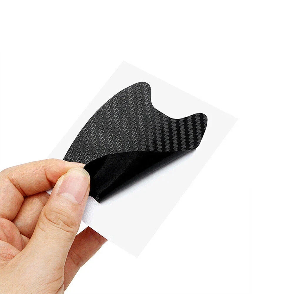 Aurenza Shop car carbon fiber door handle protector film, anti-scratch sticker for vehicle door handles, set of four.