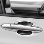 Aurenza Shop carbon fiber door handle protector film for cars, anti-scratch sticker, set of four door handle accessories.