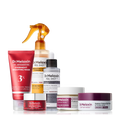Aurenza Shop All Day Radiance Boost Set featuring skincare bottles and jars for glowing, refreshed skin.