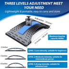 Aurenza Shop back stretcher device for spinal relief, featuring padded supports and adjustable straps for ergonomic back stretching.