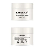 Aurenza Shop blackhead skin mask in a jar, designed to remove blackheads and cleanse pores, with a smooth, dark clay texture.