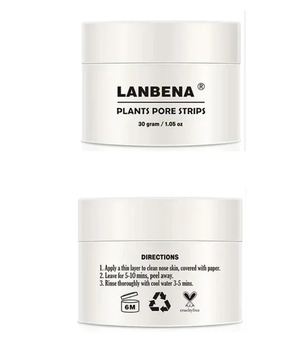 Aurenza Shop blackhead skin mask in a jar, designed to remove blackheads and cleanse pores, with a smooth, dark clay texture.
