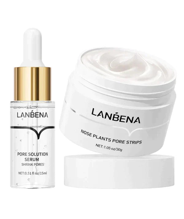 Aurenza Shop blackhead skin mask in a sleek black container, designed for deep pore cleansing and blackhead removal.