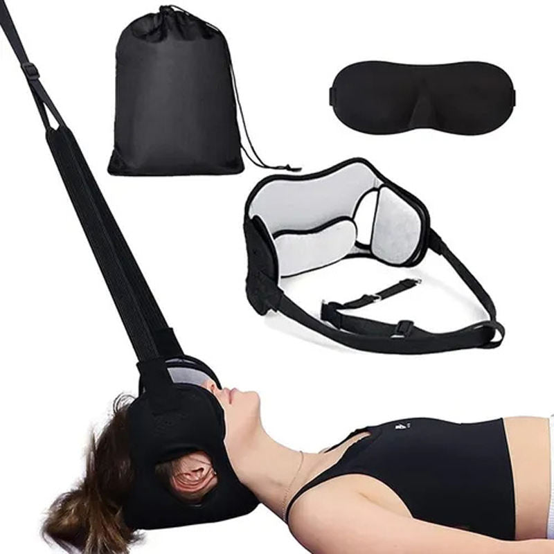 Aurenza Shop BlisHam™ Neck Relief Traction Hammock for cervical support and gentle neck traction therapy.