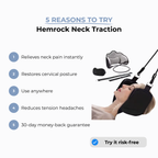 Aurenza Shop BlisHam™ Neck Relief Traction Hammock supporting the neck for gentle stretch and comfort.