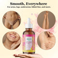 Aurenza Shop Caramela Beauty Cyperus Rotundus Oil for natural hair reduction, 60ml/2oz bottle on a clean background.