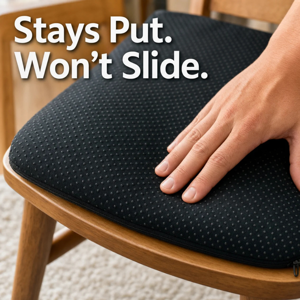 Aurenza Shop CellGel+ seat cushion with gel-filled surface for added comfort and support in a neutral color.